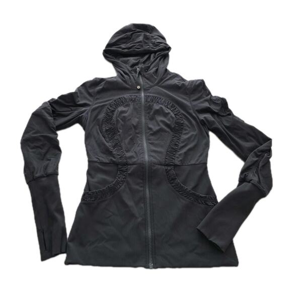 Lululemon Women's black Reversible Dance Studio Jacket Size 8 - Picture 1 of 9